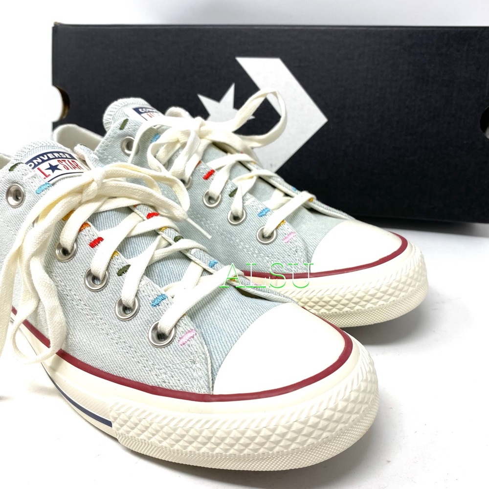 Converse Ctas Canvas Low Top Blue Tint Multi Women - Picture 9 of 11